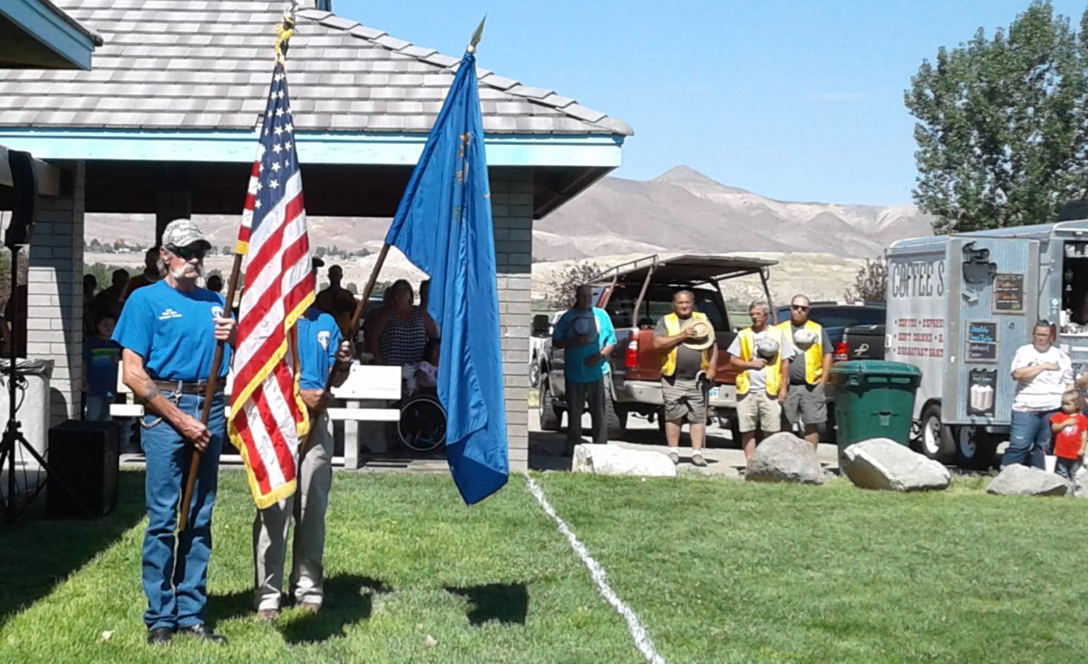 VFW Post 8084 Yerington, Nevada Color Guard Ushers in 4th of July ...