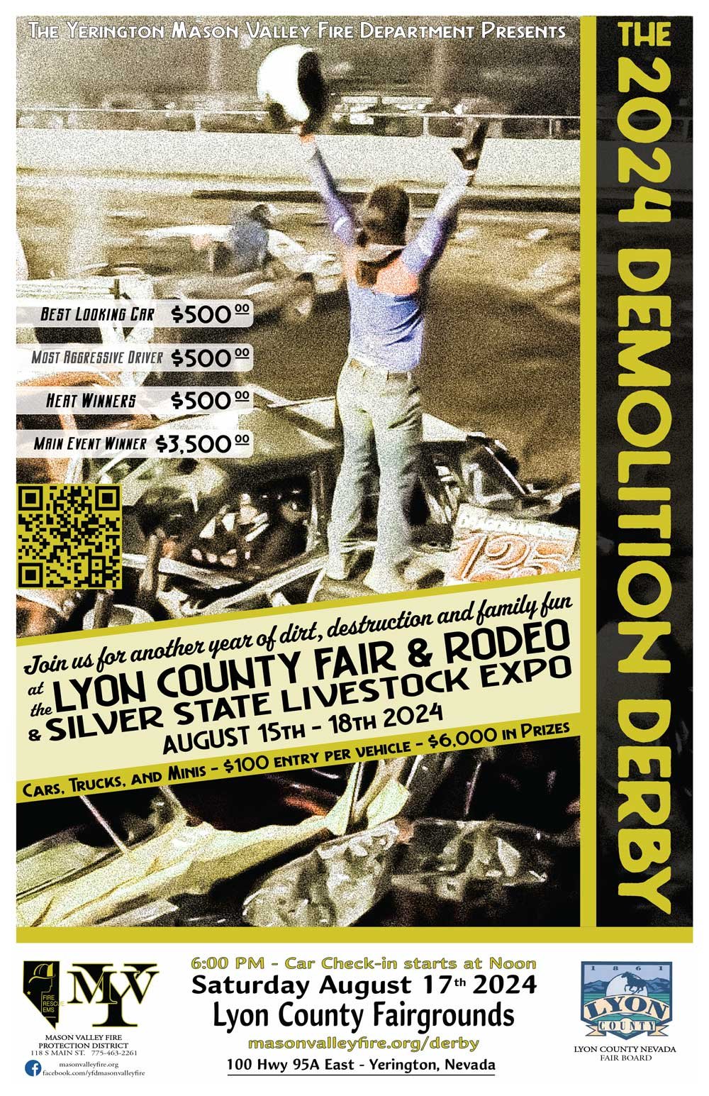 Demolition Derby 2025 at the Lyon County Fairgrounds in Yerington NV