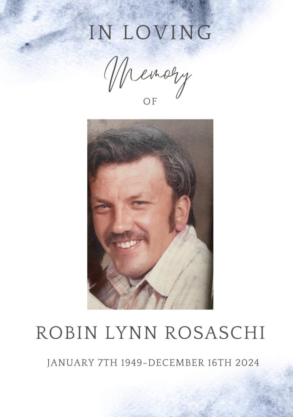 Obituary for Robin Rosaschi: January 7, 1949 to December 15, 2023 ...