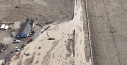 Missouri Flats flooding in Southern Mason Valley on Friday, March 10, 2023