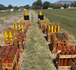 Fireworks at-the-ready: Snyder's Field in Yerington. Photo by David Vickers