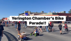 4th of July 2025 bike parade. Photo still from Micah Triplett video.