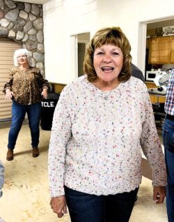 Tanya Scierine with Karen Dini.