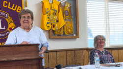 Bi-Valley RPEN President Rita Evasovic & Treasurer Karen Dini introducing the Nevada Operational Canine Medical Group.