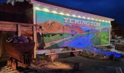 Final 3D mural & display: Yerington: Harvest Capital of the Copper Hills.