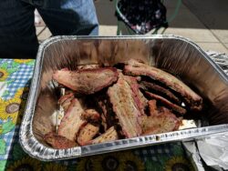 Tri-tip cooked to perfection from Karen & Dave Dini.